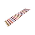 thumbnail image 3 of Unique Loom Outdoor Striped Collection Area Rug - Lines (2' 7" x 10' Runner White/Ivory), 3 of 9