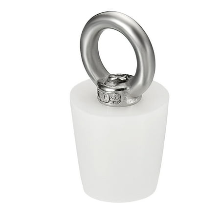 

Uxcell Silicone Rubber Tapered Plug 18mm to 24mm Solid Bungs Stopper with Ring for Test Tubes White