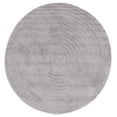 thumbnail image 2 of Safavieh Easy Care Edythe Solid Machine Washable Area Rug, Gray, 5' x 5' Round, 2 of 7