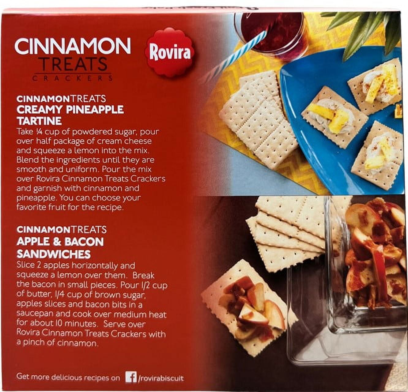 Rovira Cinnamon Treats Crackers, 9.6oz Box