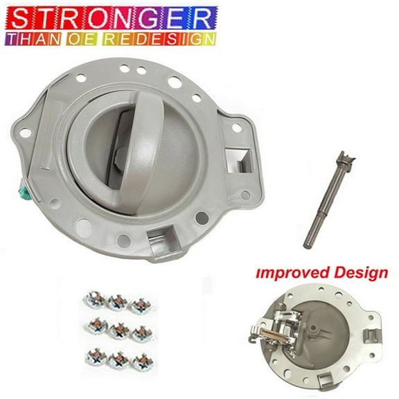 For 06-10 Jeep Commander Front Rear Left Inside Inner Door Handle Gray & Bolt 06 07 08 09 10 CR2823G1NS