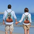 thumbnail image 5 of Sikiie Cool Dog In Hoodie Drawstring Backpack Drawstring Bags, Draw String Back Bag for Sports, Gym, Travel, Swimming, Beach-Small, 5 of 6
