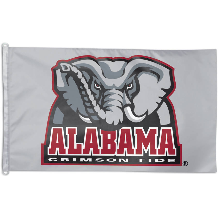 Alabama Crimson Tide NCAA Alabama Team Flag, 3' x 5', Style 2