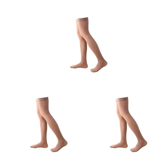 Minnieouse 1 par de calcetines hasta la rodilla para mujer de 52 cm JK, calcetín largo elástico, botas, medias hasta el muslo para diario, Type1 NO1