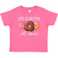 thumbnail image 3 of Inktastic Life is Better with Donuts Boys or Girls Baby T-Shirt, 3 of 5