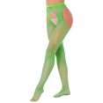 thumbnail image 3 of YONGHS Collants Résille Transparents pour Femmes, Vert Taille Unique, 3 of 6