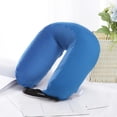 thumbnail image 1 of Almohada portátil de viaje para el cuello, con funda extraíble, cómodas almohadas para el coche, cojín para el cuello, para oficina, coche, s, Azul Baoblaze Almohada de viaje, 1 of 7