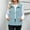 Blue, variant on Women's Full Zip Fleece Winter Warm Sleeveless Jacket With Pockets