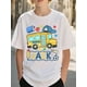 thumbnail image 2 of Girls & Boys School Bus Theme Cotton Graphic Tees, Back To School Clothes Girls, Black Summer Shirts With Fun Graphics, Gift For First Day of School, Round Neck Short Sleeve T-Shirt, 2 of 6