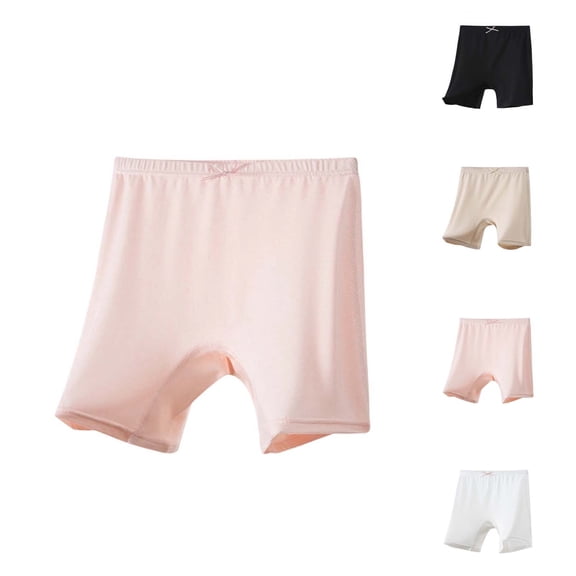 Loopsun Kids Girls Shorts 3 to 15 Years Summer Solid Thin Stretchy Casual Daily Pants
