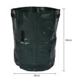 thumbnail image 4 of Bolsas de cultivo ANGGREK para plantas PE Verde oscuro 34 x 44 cm, 4 of 8