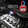 thumbnail image 3 of COB LED Magnetic Work Light with USB Rechargeable,Portable Task Inspection Trouble Lights Lamp is Small and Reliable and Super Bright,for Truck Car Repair Workshop Garage Household Emergency(Red), 3 of 5
