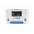 thumbnail image 1 of Contrôleur de Charge Solaire 12V 24V 10A 20A 30A 40A PWM Panneau Solaire Régulateur de Décharge Écran LCD Coloré 4 Ports USB, Simple et Pratique à Régler, 1 of 4
