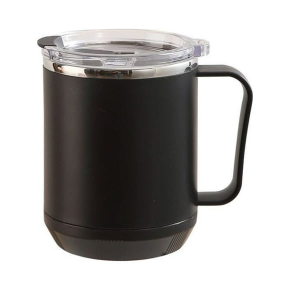 EARKITY Coffee Mug, Coffee Mug Cup with Handle, Insulated Camping Mug with Lid, Stainless Steel Travel Coffee Mug, Double Wall Vacuum Coffee Tumbler, Coffee Thermos Outdoor for Travel Camping Office