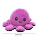 thumbnail image 3 of Octopus Plush Doll Reversible Stuffed Double-Sided Flip Animal Multicolor Baby Toys(PurpleBlack ), 3 of 4