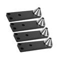 thumbnail image 1 of Pieds d'Isolation pour Haut-Parleur, Pieds de Pointe Réglables en Alliage d'Aluminium pour Amplificateur, 1 of 7
