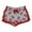 Heather Gray/Red, variant on Disney Minnie Gray Bow Youth Dolphin Short, XS-L (Girl's)