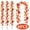Design 5, variant on Fall Garlands Maple Leaf Thanksgiving Decorations Artificial Autumn Yellow Harvest Garland Hanging Vines for Home Wedding Fireplace Party Indoor Outdoor 22.96ft 4PCS Design 7