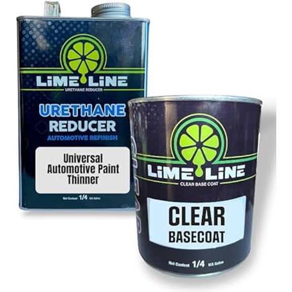 LiME LiNE Automotive Basecoat with Urethane Reducer Quart Combo Pack (Clear)