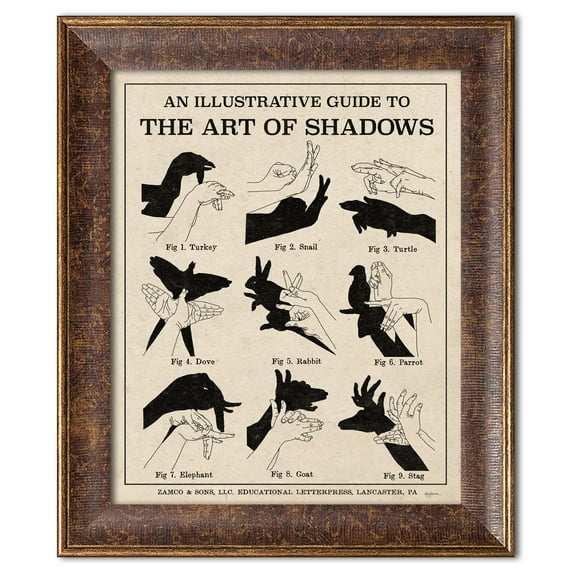 Gango Home Decor Vintage The Art of Shadows X by Mary Urban (Ready to Hang); One 12x16in Gold Trim Framed Print