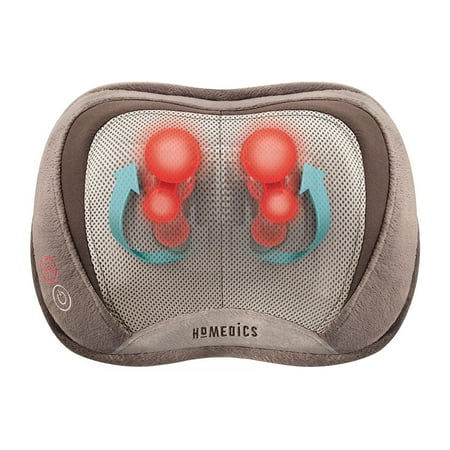 HoMedics 3D Shiatsu and Vibration Massage Pillow Heated Back and Neck Massager