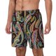 thumbnail image 1 of Balery Watercolor Romantic Paisley Bañador para hombre, shorts de playa de secado rápido con entrepierna y forro de compresión-XX-Large, 1 of 6