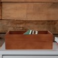thumbnail image 4 of HLONK Wooden Crates For Storage Sundries Container Bins Shelves Small Suitcase Box Child Office, 4 of 6