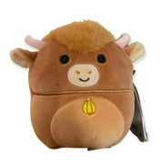 Squishmallows 4.5 Inch Calton the Highland Cow Easter Edition Ultimate Soft Stuffed Toy