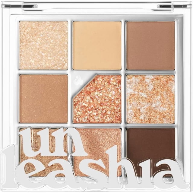UNLEASHIA Glitterpedia - Sombra de ojos Paleta Maquillaje de ojos Maquillaje de punto Cosméticos (n. 2, color marrón)