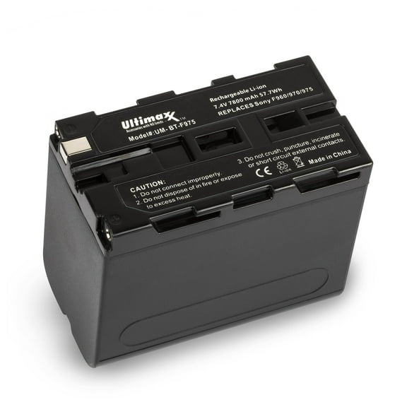 ULTIMAXX Replacement Battery for Sony F960/970/975 - 7800 mah