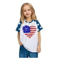 thumbnail image 4 of FamilyThread Kids America Flag 4th of July Shirt Toddler Kids Boys Girls Patriotic USA Shirt, Red White and Blue Tee Top, 4 of 8