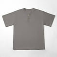 thumbnail image 5 of Teen Boys Polo Shirts Grey Shirt Boys Boys Button Down Shirt Short Sleeve Polo Shirts Boys Shirts Size 13-14 Years, 5 of 8