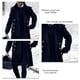 thumbnail image 3 of Gabardina de manga larga, gabardina de solapa para hombre, abrigo cruzado, abrigo ajustado con solapa, tecnología innovadora, 3 of 4