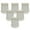 White - 6 Pack, variant on Royal Designs, Inc. Decorative Trim Empire Chandelier Shade CS-113WH-6, White, 3 x 4.25 x 4.25, Pack of 6