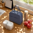 thumbnail image 6 of Lunch Bag Lunch Box for Women & Men, Insulated Lunch Box with Handle, Leakproof Reusable Lunch Tote Bags for Work/Office/Travel/Picnic(Gray), 6 of 7