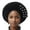 Black, variant on Traditional African Headwrap Hat Women Turban Hat Nigerian Wedding Head Wrap