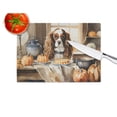 thumbnail image 5 of Cavalier Spaniel Fall Kitchen Pumpkins Glass Cutting Board Large 12 in x 15 in, 5 of 5