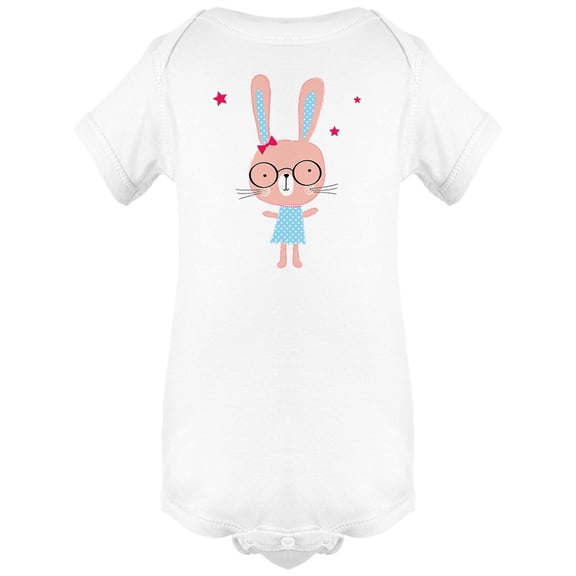 Pretty Bunny With Hearts Bodysuit Infant -Image by Shutterstock, Newborn
