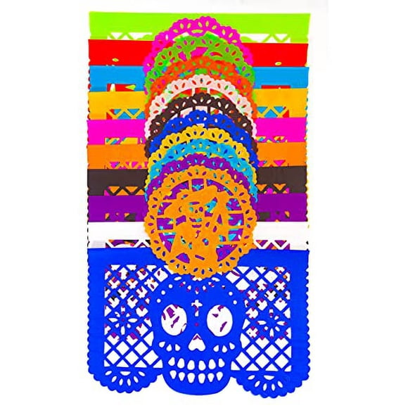 Juego de Manteles Individuales Redondos Pequeños para el "Día de los Muertos"