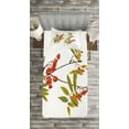 thumbnail image 3 of Ambesonne Rowan Quilted Bedspread Set 2 Pcs, Ashberry Paint Print Nature, Twin Size, undefined, 3 of 3