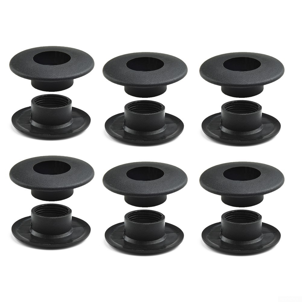 Sporting Goods 10 Pieces Foosball Bearing Table Football Game Table Edge Bearings Black Foosball