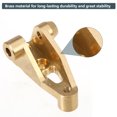 thumbnail image 2 of TFixol Brass Front Rear Axle Lower Shock Mount Axle Mount Set Suspension Links Stand Compatible with TRAXXAS TRX-4 82056-4 G500 RC Car 4 PCS, 2 of 6