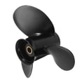 thumbnail image 3 of Auzan 9.25 x 10.5 Marine Outboard Propeller compatible for Tohatsu compatible for 9.9-20 horsepower 3BAB645241 Aluminum Alloy 3 Blades 14 Spline Tooth, 3 of 7
