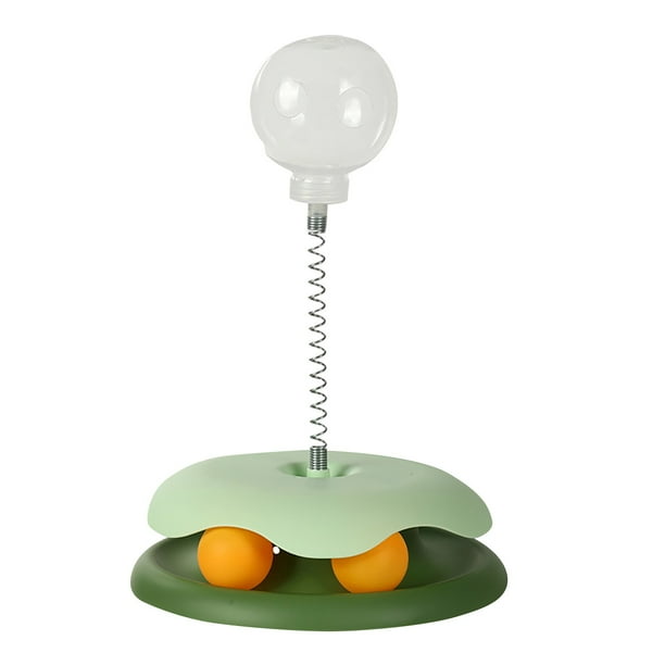 Buy 2 get 10% off Cat Toys Leaking Food Ball Cat Teaser Cat Amusement Turntable Toy Self-hilarious Artifact Pet Supplies