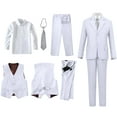 thumbnail image 4 of ETHAN 5 Piece Formal Wear for Boys First Communion Outfit Set for Young Boys Size 16, 4 of 8