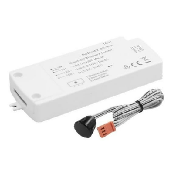 Interrupteur Électronique à Capteur de Mouvement IR Sans Contact Marche/arrêt pour Portes d'Armoire de Cuisine