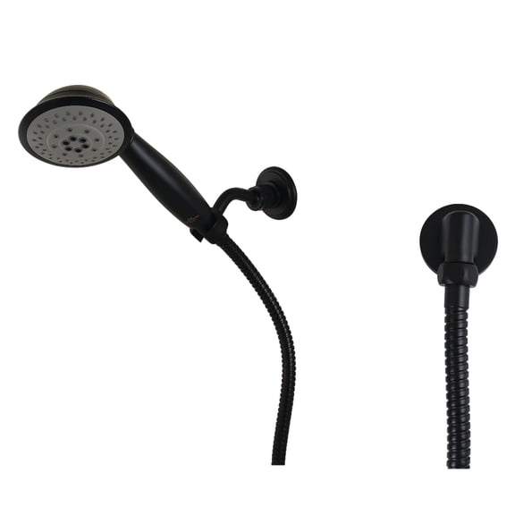 Kingston Brass KX2520BE Shower Scape Multi-Function Hand Shower Kit, Matte Black