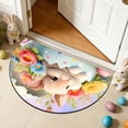 thumbnail image 4 of Tapis d'Entrée de Pâques, Tapis Absorbant Antidérapant avec Dessous Antidérapant, pour Cuisine et Entrée, Multicolore, 4 of 6