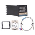 thumbnail image 4 of Controlador De Temperatura REX C100, Kit De Controlador De Temperatura PID Profesional Con Sonda De Acero Inoxidable De Alta Precisión Para Energía Eléctrica Para Gallinero, 4 of 7