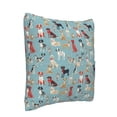 thumbnail image 2 of Bingfone Animal Dog Linen Throw Pillow Covers Cushion Case Pocket Button Vintage Farmhouse Pillowcase-16"x16", 2 of 9